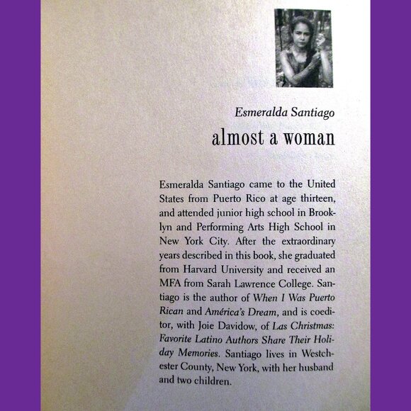 Book: Almost a Woman, by Esmeralda Santiago - Picture 8 of 11